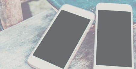 Two identical phones.